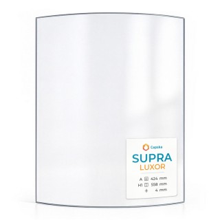 Vetro Supra LUXOR - Vetro Curvo per stufa a legna