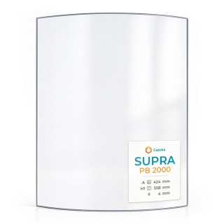 Supra PB 2000 Glass - Curved Panel for Wood Burning Stove