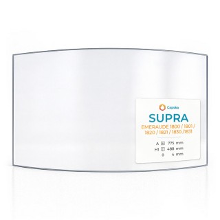 Supra EMERAUDE Glass Panel for Fireplace Insert