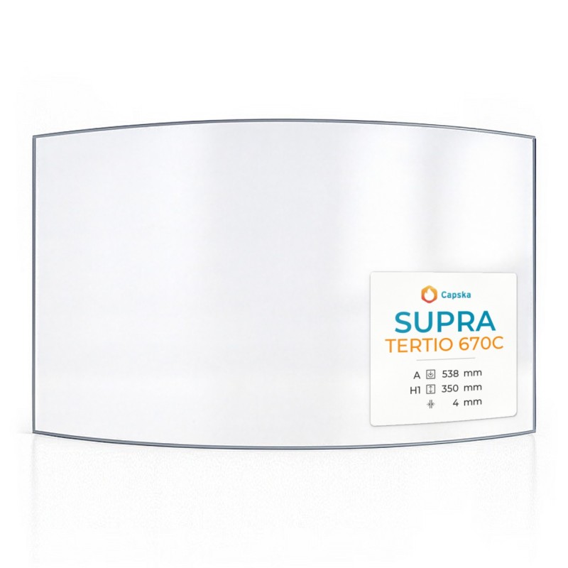 Vitre Supra TERTIO 670C - Verre Courbe pour insert