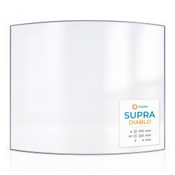 Vitre Supra DIABLO - Verre Courbe pour poêle à bois