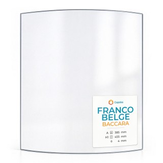 Vetro Franco Belge BACCARA - Vetro Curvo per stufa a legna