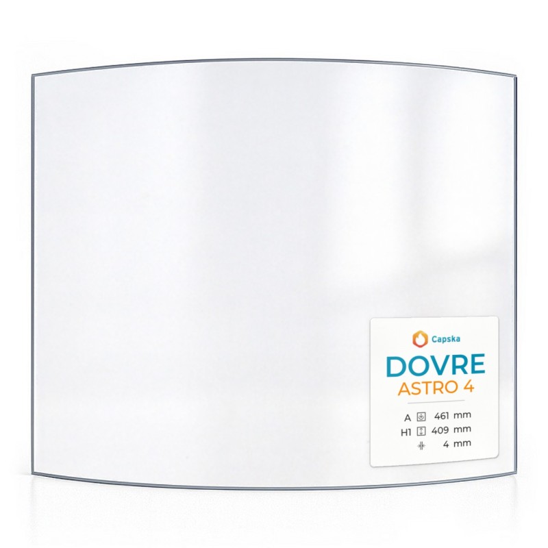 Vetro Dovre ASTRO 4 - Vetro Curvo per stufa a legna