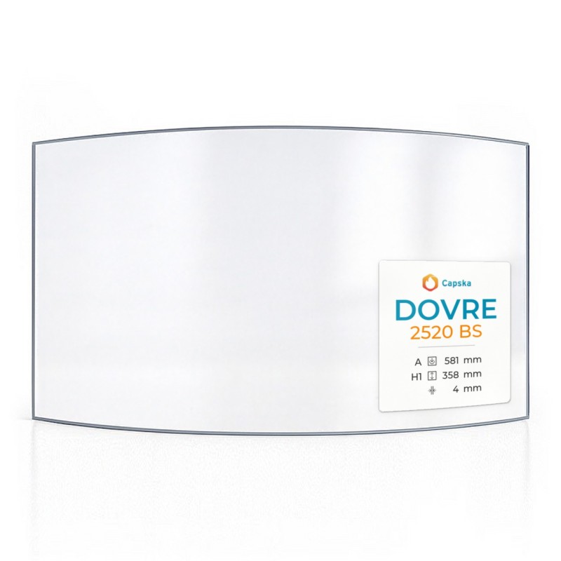 Vitre Dovre 2520 BS - Verre Courbe pour insert
