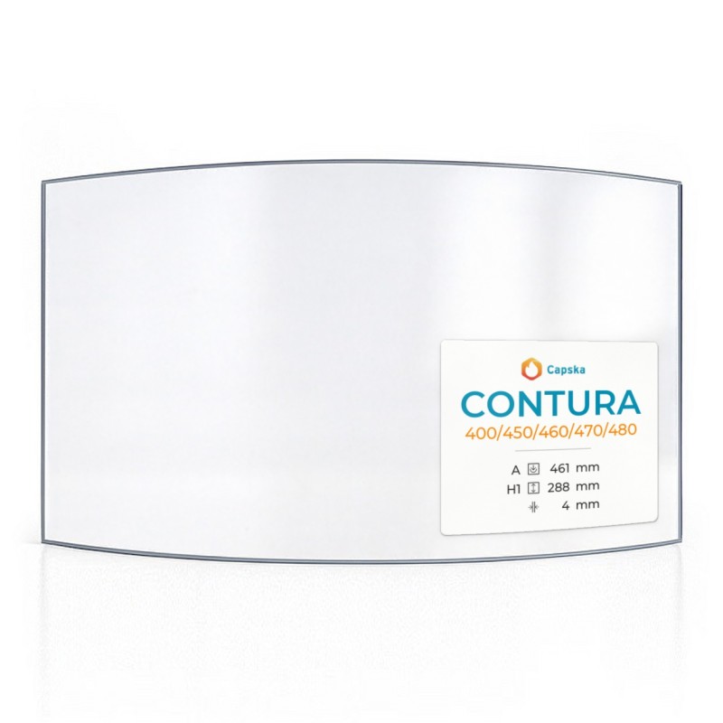 Contura 400/450/460/470/480 Glass Panel for Wood Burning Stove