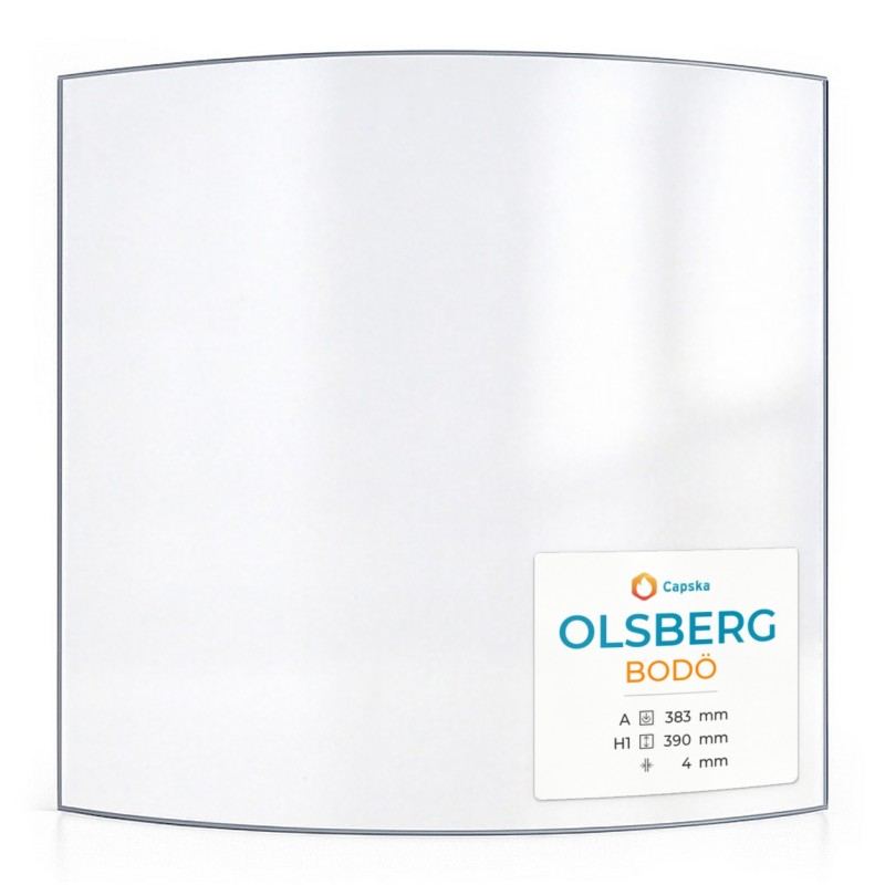 Vitre Olsberg BODÖ - Verre Courbe pour poêle à bois