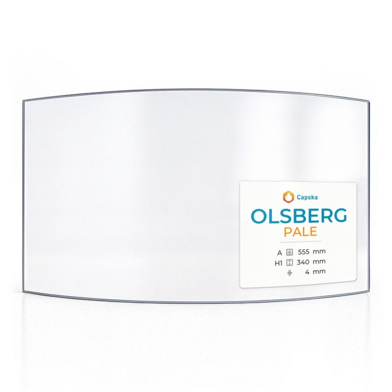 Olsberg PALE Glas - Kaminglas für Kaminofen