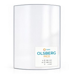 Olsberg PICO Glas - in sich gebogenes Kaminglas für Kaminofen