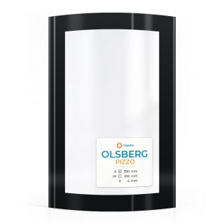 Olsberg PIZZO Glass - Curved Panel for Wood Burning Stove
