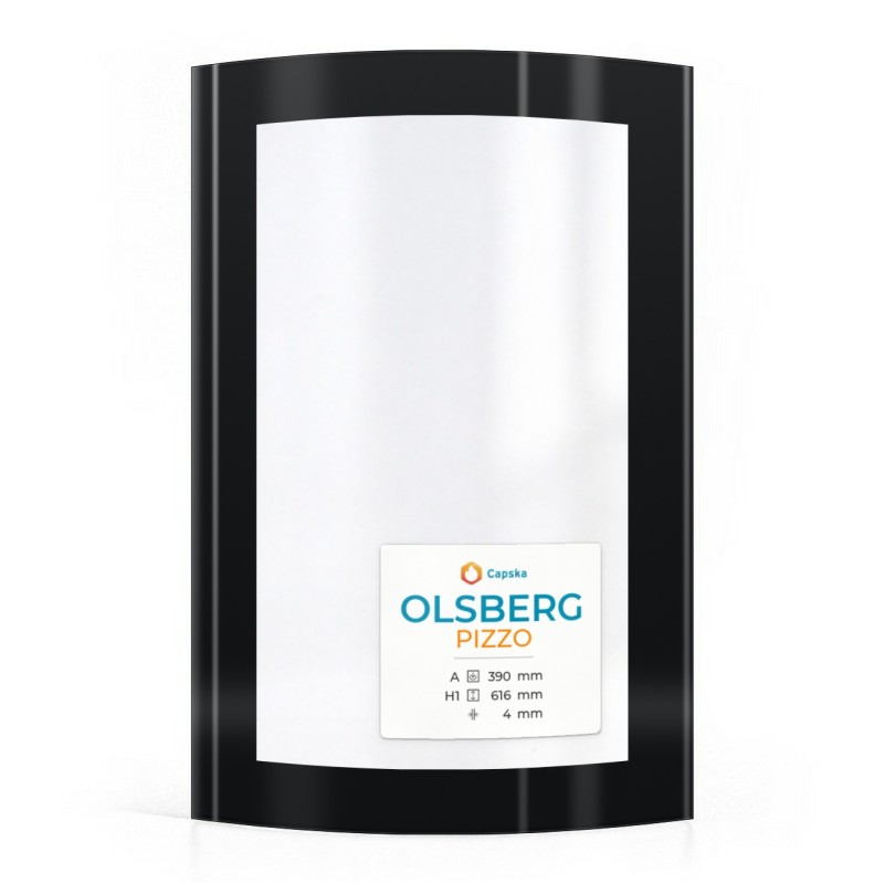 Olsberg PIZZO Glas - Kaminglas für Kaminofen