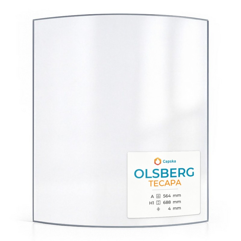 Vetro Olsberg TECAPA - Vetro Curvo per stufa a legna