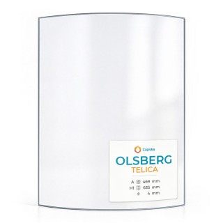 Vetro Olsberg TELICA - Vetro Curvo per stufa a legna