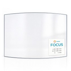 Vetro Focus 550X400 - Vetro Curvo per stufa a legna