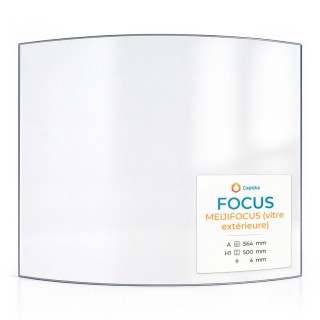 Vitre Focus Meijifocus Extérieure 564 x 500 mm - Capska