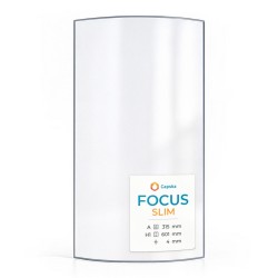 Focus SLIM Glas - in sich gebogenes Kaminglas für Kaminofen