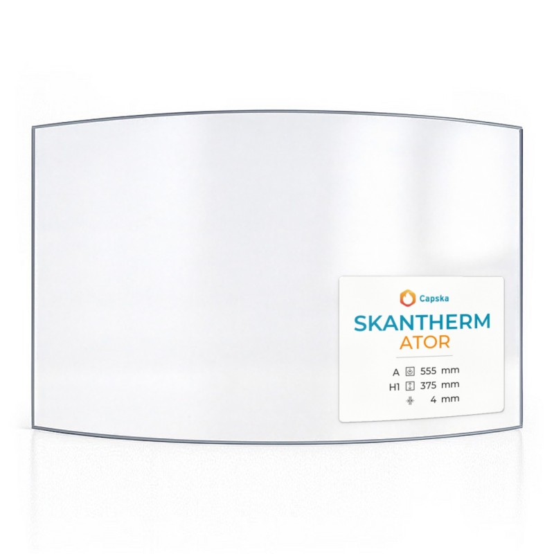 Vitre Skantherm Ator 555x375mm pour poêle à bois - Capska