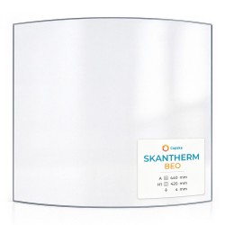 Skantherm BEO Glas - in sich gebogenes Kaminglas für Kaminofen