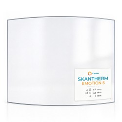 Vitre Skantherm EMOTION S - Verre Courbe pour poêle à bois