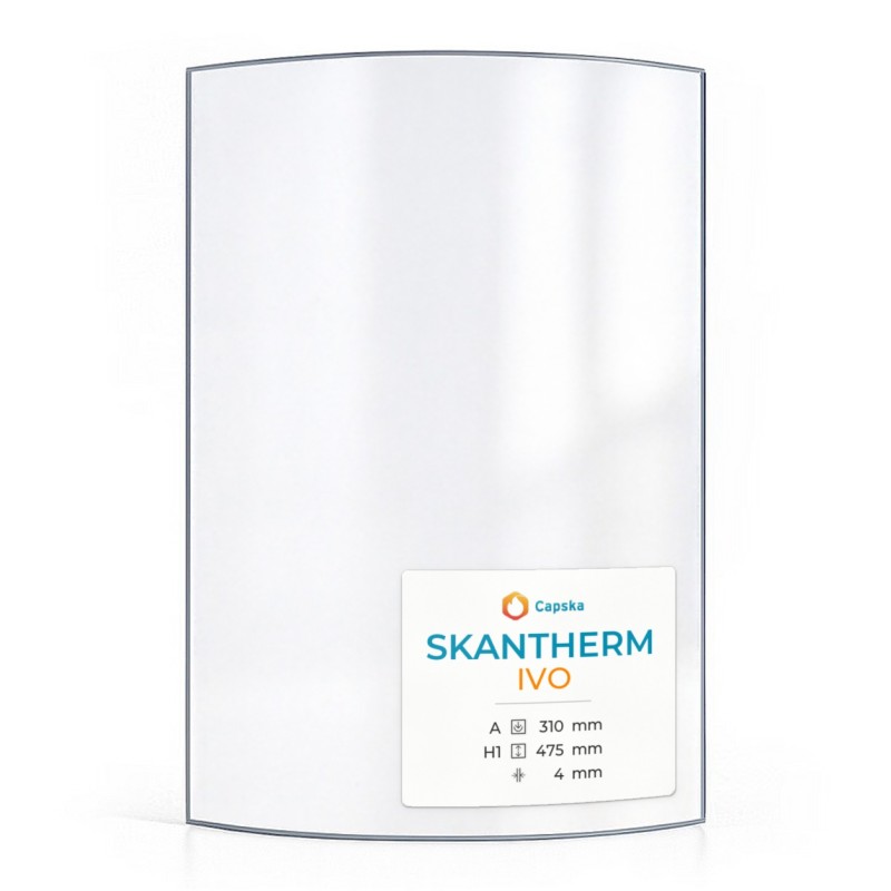 Vetro Skantherm IVO - Vetro Curvo per stufa a legna