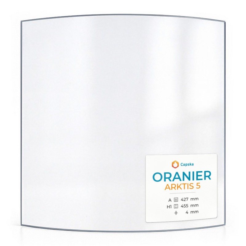 Vitre Oranier ARKTIS 5 - Verre Courbe pour poêle à bois