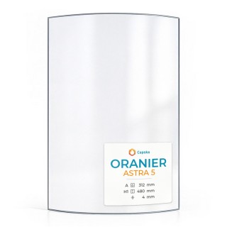 Vitre Oranier ASTRA 5 - Verre Courbe pour poêle à bois