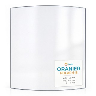 Vitre Oranier POLAR 6-B - Verre Courbe pour poêle à bois