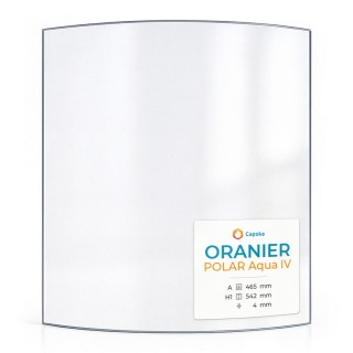Oranier POLAR Aqua IV Glass Panel for Wood Burning Stove
