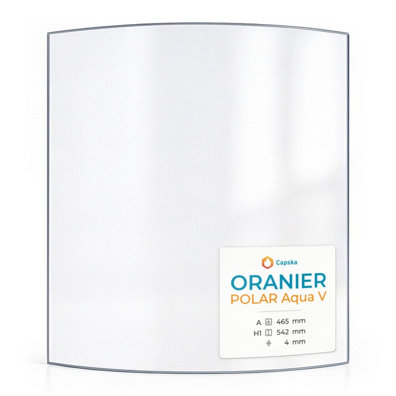 Oranier POLAR Aqua V Glas - Kaminglas für Kaminofen