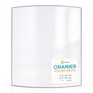 Vetro per stufa a legna Oranier Polar Neo 6 - Vetro ceramico di alta qualità - Capska