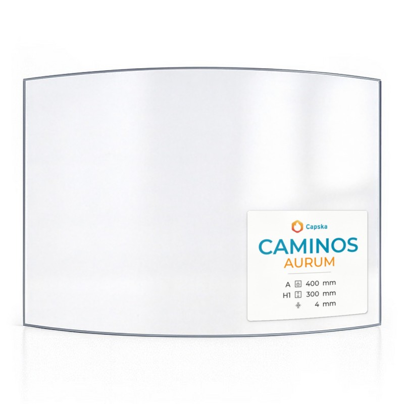 Caminos AURUM Glass - Curved Glass Panel for Wood Burning Stove