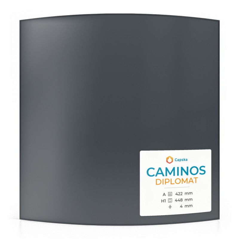 Vitre Caminos DIPLOMAT - Verre Courbe pour poêle à bois