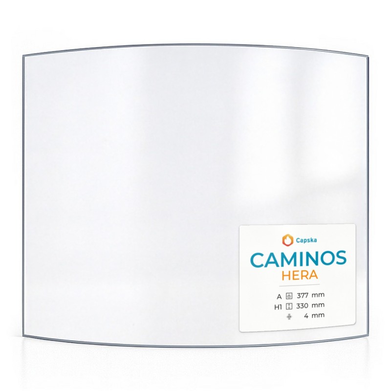 Caminos HERA Glass - Curved Panel for Wood Burning Stove