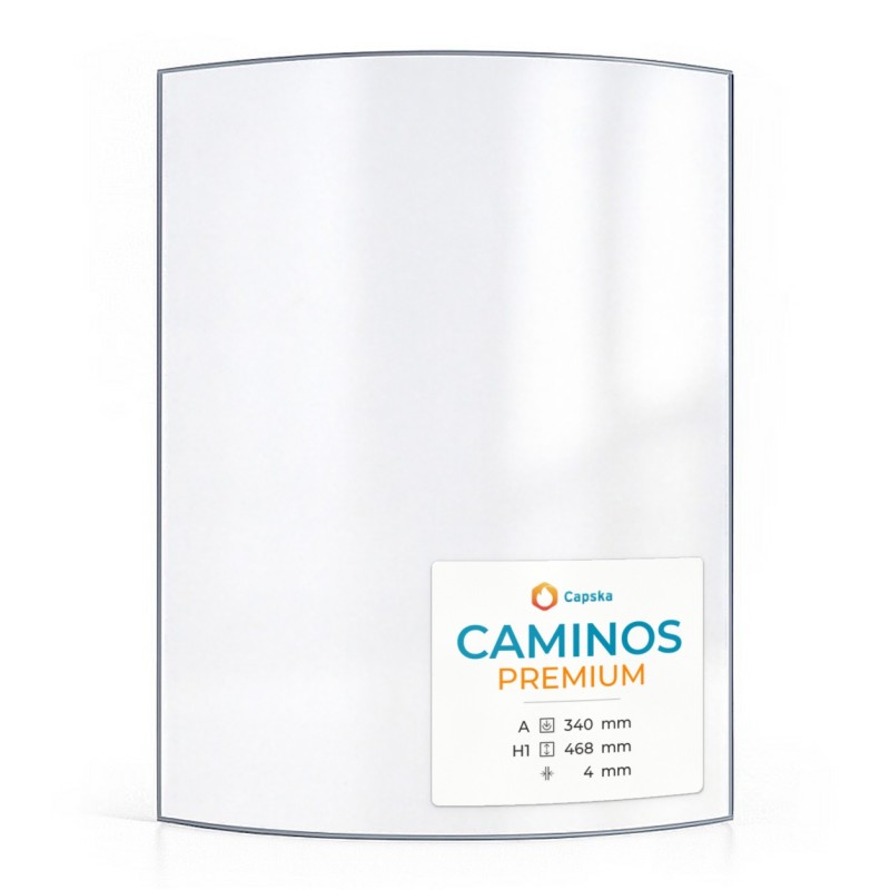 Vetro Caminos PREMIUM - Vetro Curvo per stufa a legna