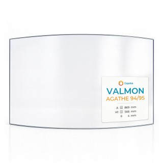 Vetro Valmon AGATHE 94/95 - Vetro Curvo per caminetto