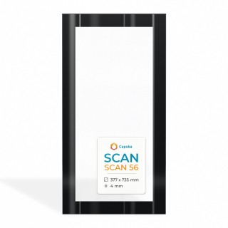 Vitre Scan 56 - Verre Rectangle Latéral Sérigraphié pour poêle à bois
