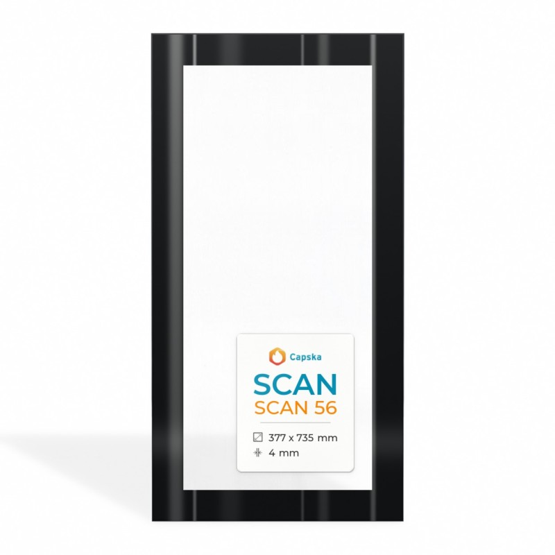 Vetro Scan SCAN 56 - Vetro Rettangolo per stufa a legna