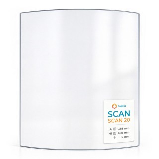 SCAN 20 Glas - Kaminglas für Kaminofen