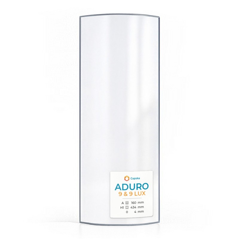 Vetro Aduro 9 & 9 LUX - Vetro Curvo Laterale per stufa a legna