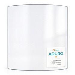 Vitre Aduro 9 - Verre Courbe pour poêle à bois