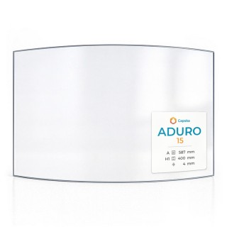 Aduro 15 Glass - Curved Panel for Wood Burning Stove