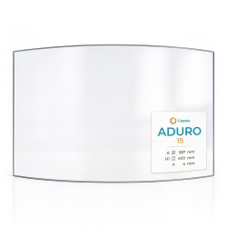Aduro 15 Glass - Curved glass panel for wood burning stove