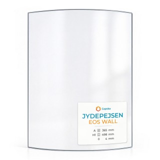 Vitre Jydepejsen EOS WALL - Verre Courbe pour poêle à bois