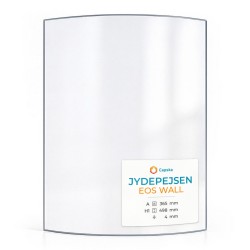 Vitre Jydepejsen EOS WALL - Verre Courbe pour poêle à bois