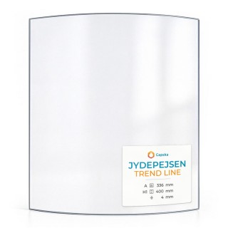 Vetro Jydepejsen TREND LINE - Vetro Curvo per stufa a legna