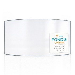 Fondis CARINA Glas - Kaminglas für Kaminofen