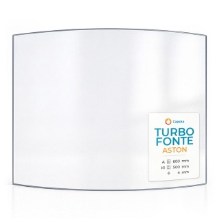 Turbo Fonte ASTON Glass - Curved Glass Panel for Stoves