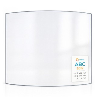 ABC 2012 Glas für Kaminofen - hitzebeständig bis 760°