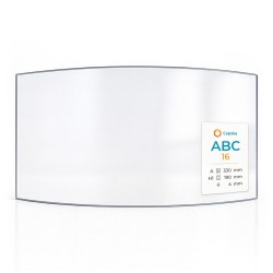 Vetro Abc 16 - Vetro Curvo per stufa a legna