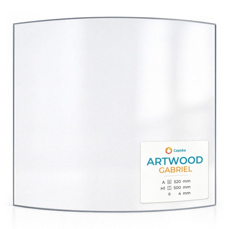 Artwood GABRIEL Glas - Kaminglas für Kaminofen