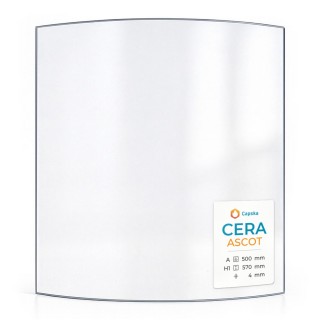 Cera ASCOT Glass - Curved Glass Panel for Wood Burning Stove